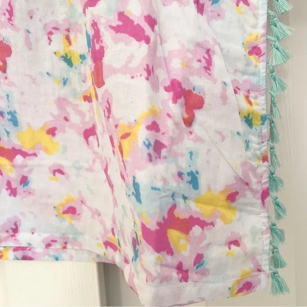 Andy & Evan Girls Cotton Multicolor Cover-Up with Tassels Size 7Y NEW MSRP $48